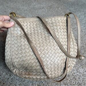 Bottega Veneta Vintage Nappa Intrecciato Shoulder Bag